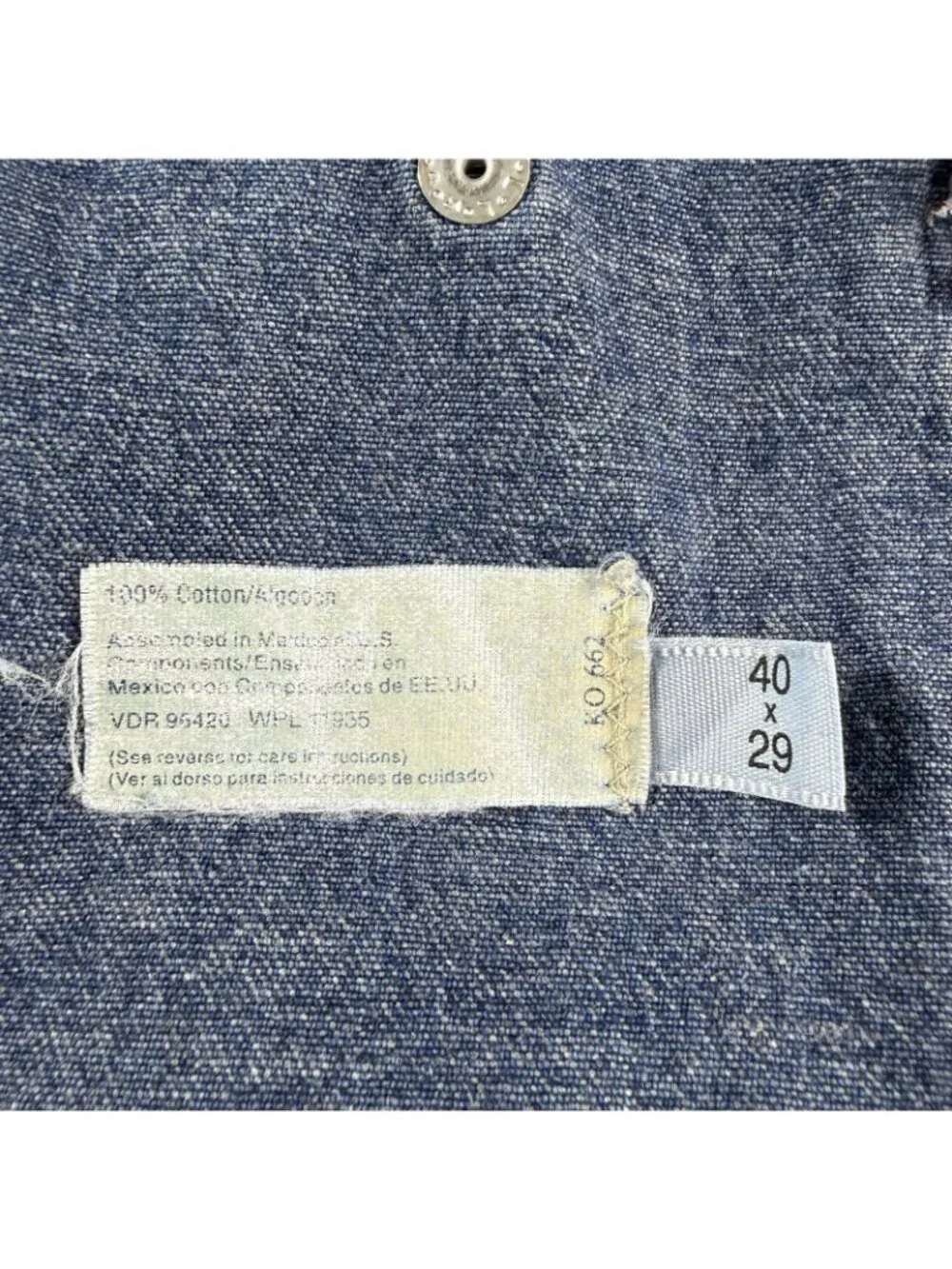 Vintage Big Mac Denim Overalls Blues Men’s 40 x 29 - Picture 3 of 6